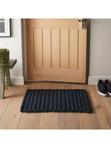 Next Arthouse Grey Didsbury Braided Polypropylene Doormat 45cm x 75cm- Buy online at McGrocer