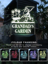 Next PMC Personalised Gnome Outdoor Solar Light- Buy online at McGrocer