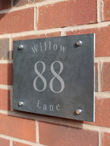 Next PMC Personalised Slate House Sign 22cm x 20cm x 0.5cm- Buy online at McGrocer