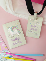 Next PMC Personalised Unicorn Passport & Tag Set- Buy online at McGrocer