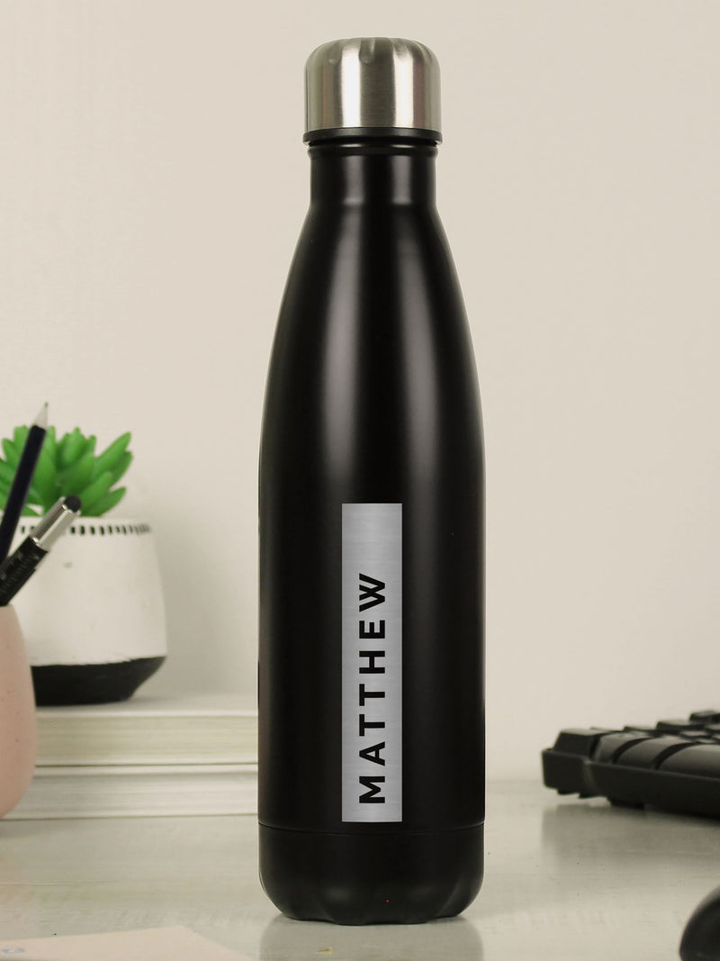 PMC personalised insulated drinks bottle 500ml (British brand)