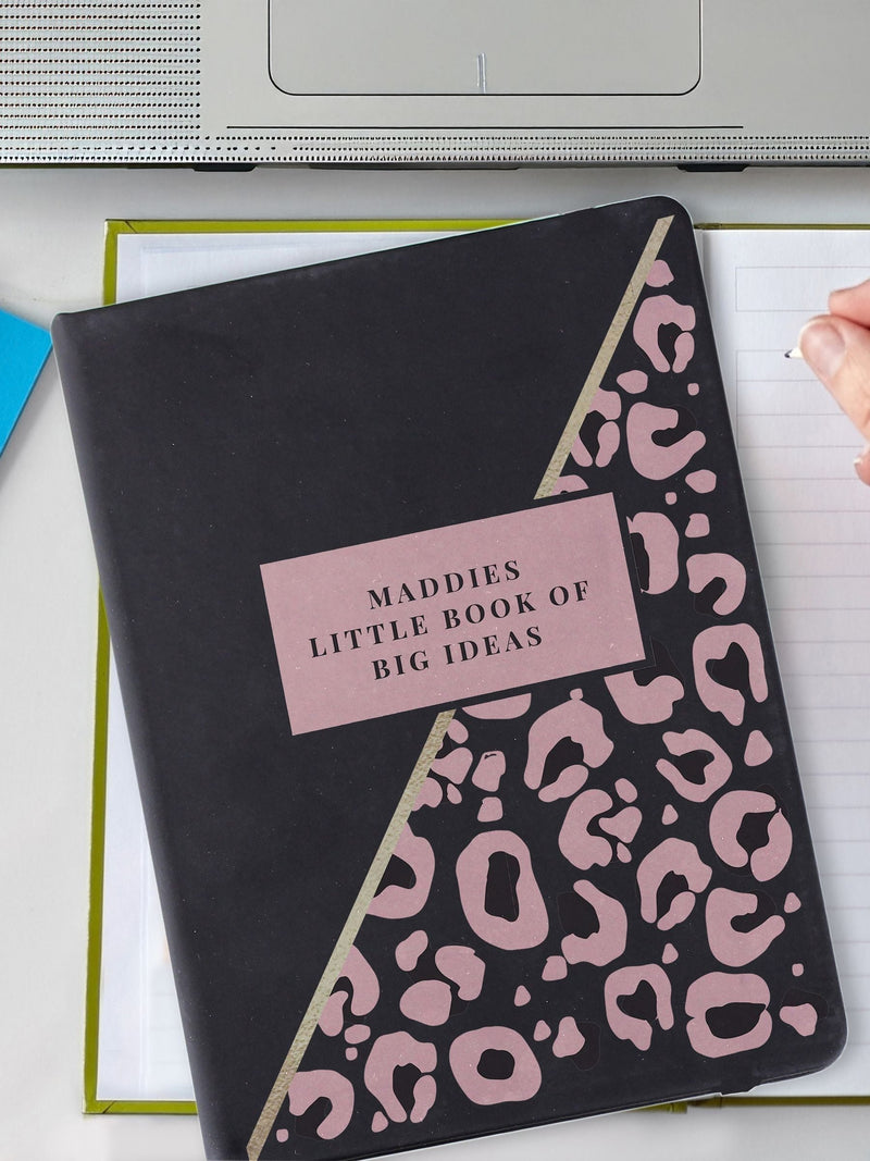 PMC leopard print notebook A5, imported from the UK