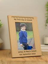 Next PMC Personalised First Day At School 6x4 Frame- Buy online at McGrocer