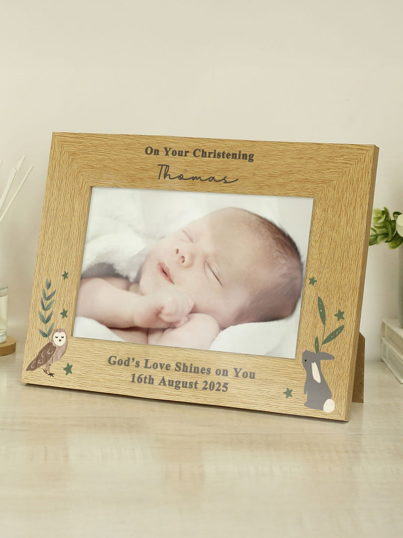 PMC Woodland Animals photo frame 6x4, imported from the UK