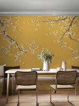 Next Graham & Brown Turmeric Sakura Mural Sample A4- Buy online at McGrocer