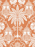 Graham & Brown Orange Imperial A4 wallpaper sample - British product