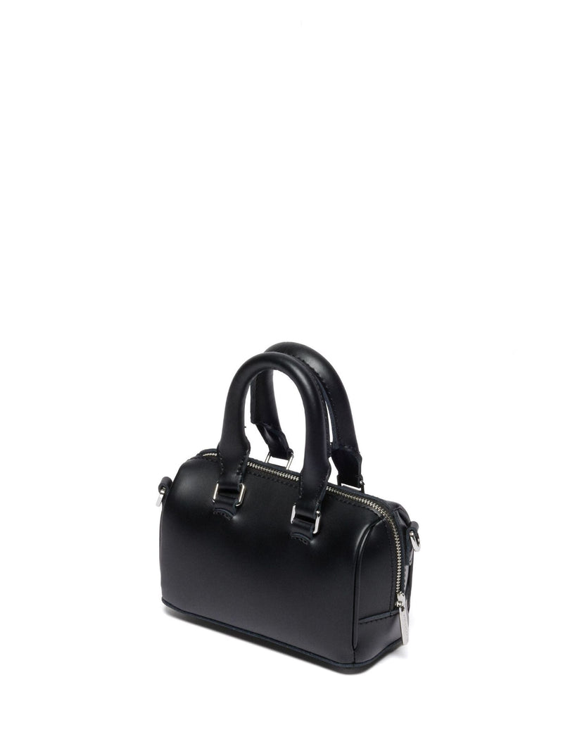 Dr. Martens black mini top handle bag in Kiev leather, imported from the UK