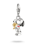Thomas Sabo Silver Peanuts Snoopy and Woodstock Friends Charm Original Pendant