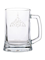 Next Widdop RAF Etched Glass Tankard - Vulcan Beer Glass 13.5cm- Buy online at McGrocer