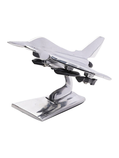 HARVEY MAKIN Widdop Silver Military Heritage 6-inch Metal Typhoon Aircraft Model