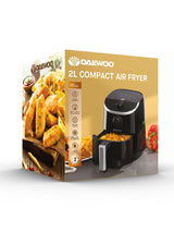 Next Daewoo Black 2L Single Pot Air Fryer- Buy online at McGrocer