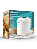 Daewoo White Digital Bread Maker 2LB - British product