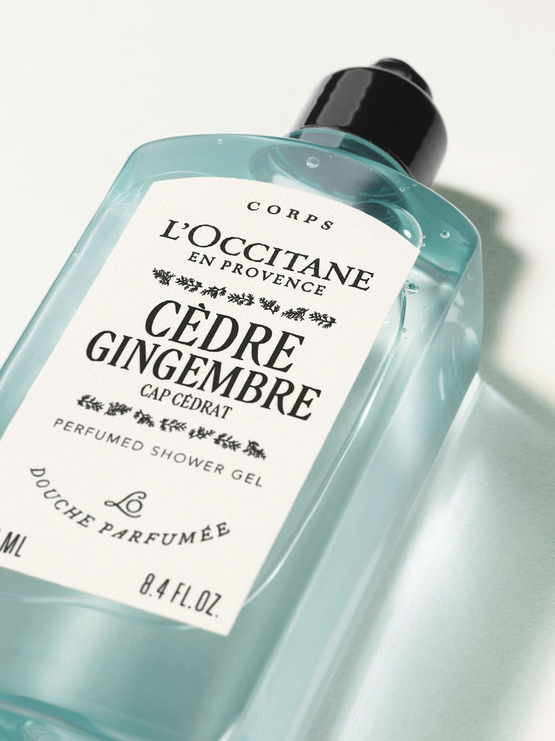 L'Occitane Cédre Gingembre shower gel 250ml, UK version