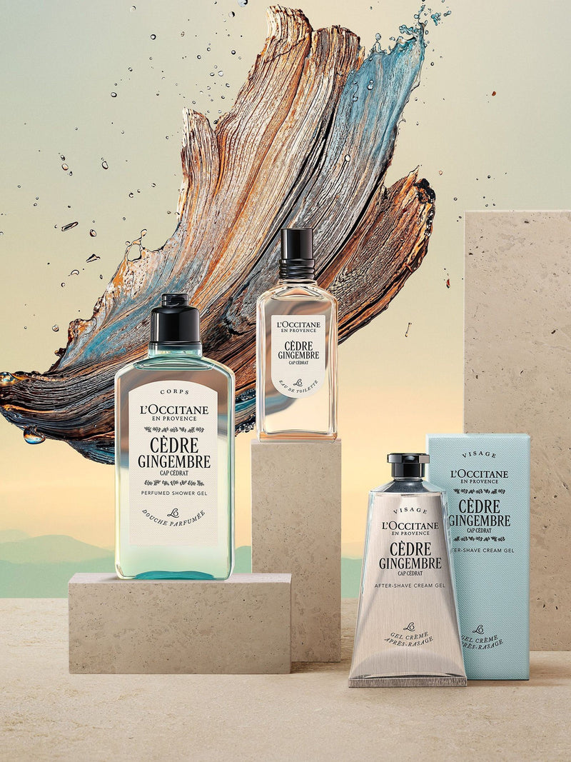 L'Occitane Cédre Gingembre shower gel 250ml, UK version