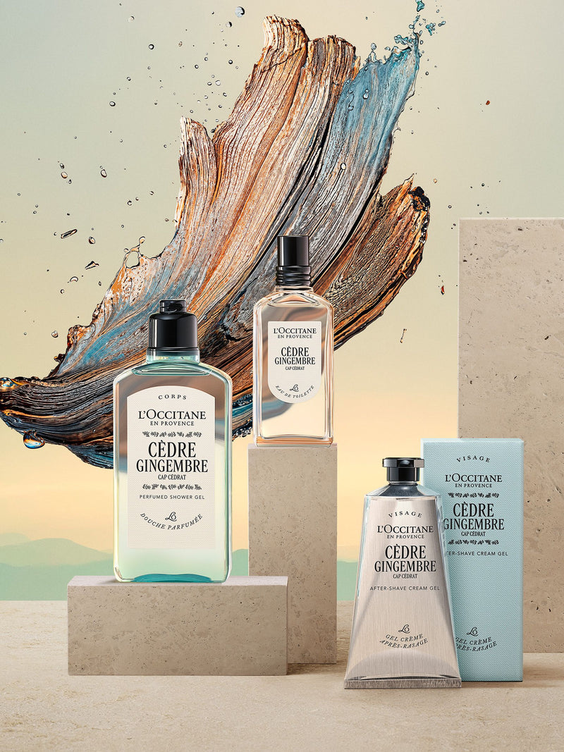 L'Occitane Cédre Gingembre after-shave cream gel 75ml, UK version