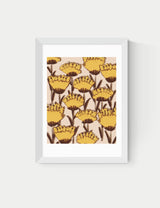 M&S East End Prints Yellow Wildflowers Rectangular Framed Art Print 62.8cm x 45.4cm- Buy online at McGrocer