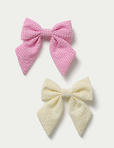 M&S YG Yellow and Pink Mini Bows Hair Accessories- Buy online at McGrocer