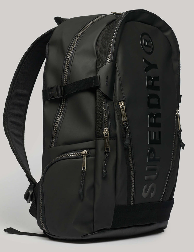Superdry Zip Detail Backpack with padded laptop sleeve (British brand)