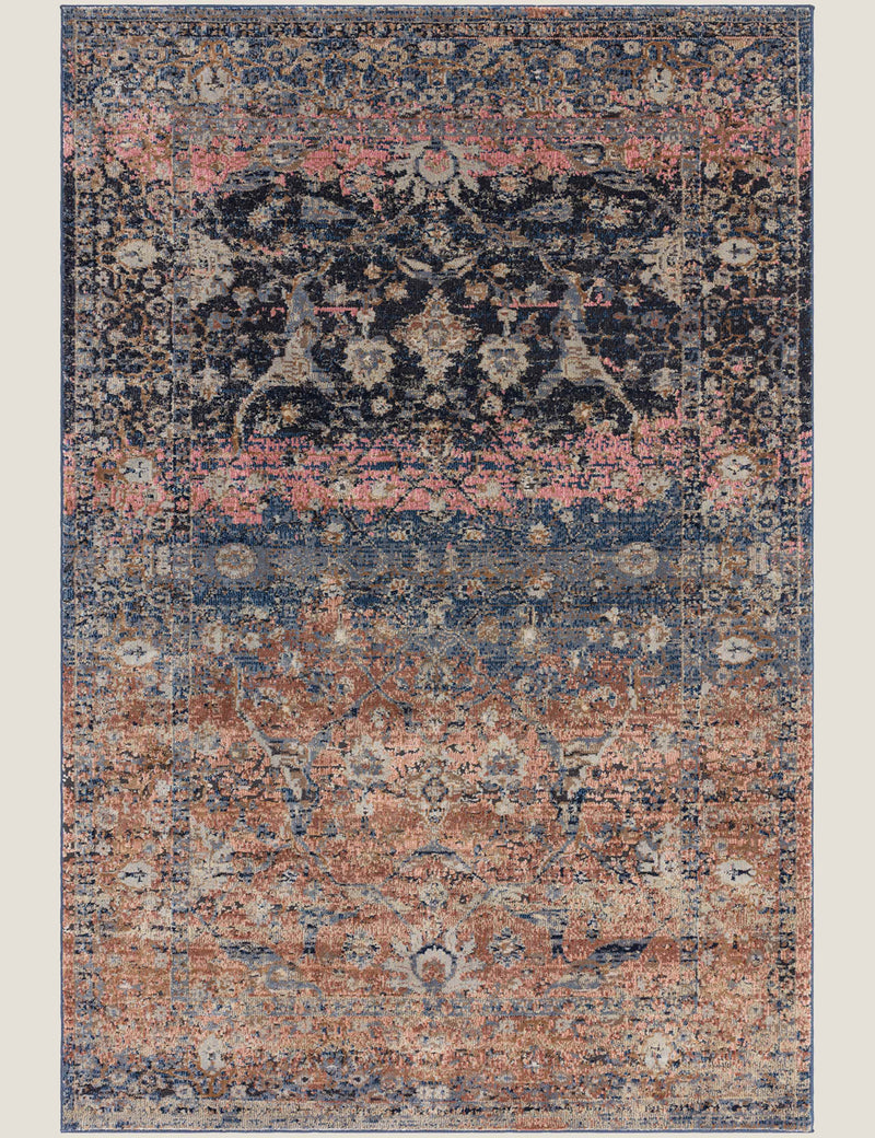 Zola rectangular rug with woven texture, imported from the UK