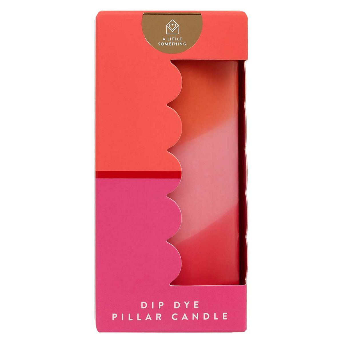 A Little Something Dip Dye Pillar Candle - McGrocer