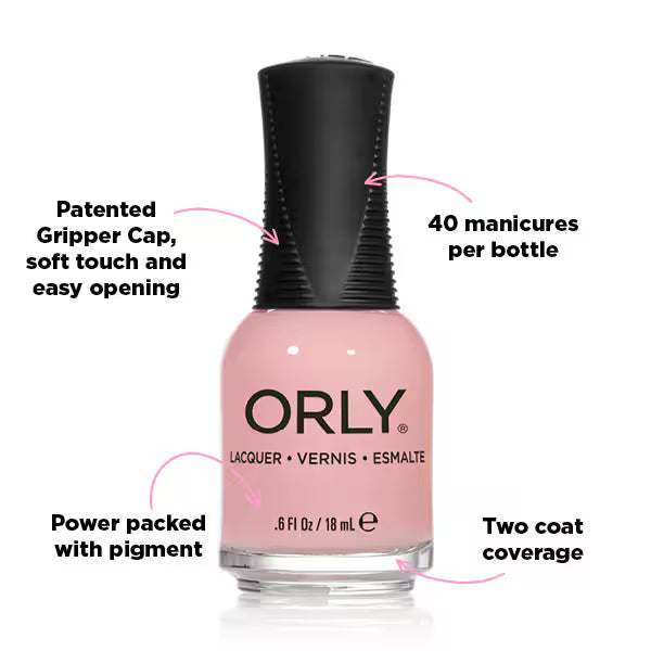 Orly Nail Polish Kiss The Bride 18ml, imported from the UK