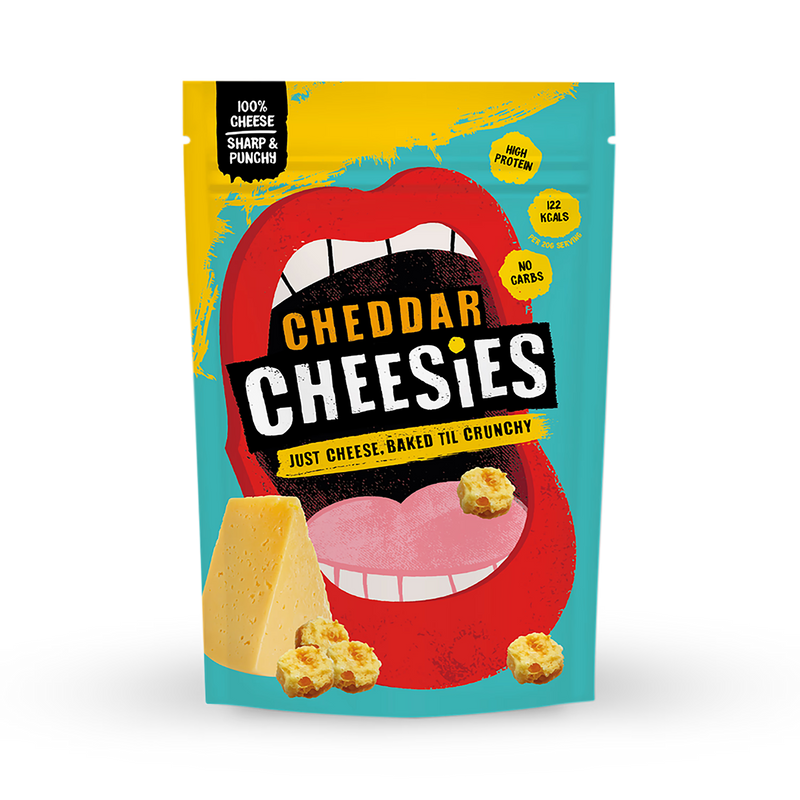 Cheesies cheddar popped cheese balls 60g - British product
