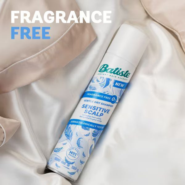 Batiste Sensitive Fragrance Free Dry Shampoo 50ml - British product