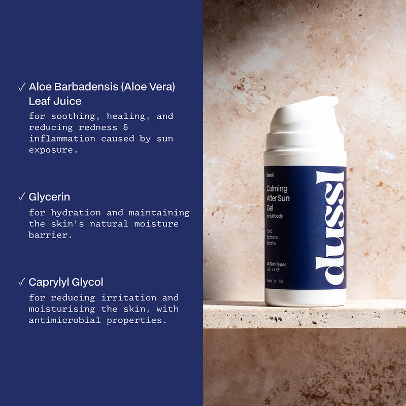 dussl Calming After Sun Gel British product