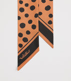 Valentino Garavani spotted print silk scarf skinny, UK version