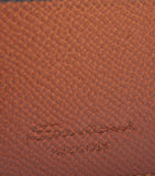 Santoni textured leather card holder with 4 card slots, imported from the UK