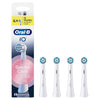 Oral-B Gentle Care replacement brush heads for sensitive gums 4 pack (British brand)