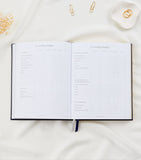 Blush and Gold wedding planner journal - British product