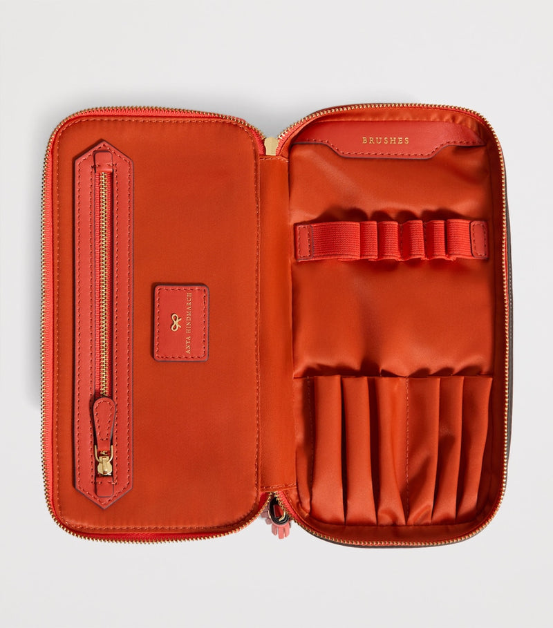 Anya Hindmarch Jacquard Logo Make-Up Pouch - British product