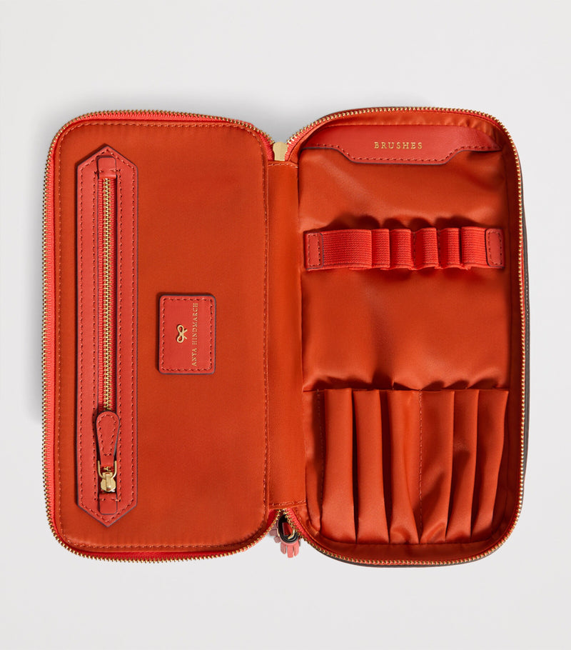 Anya Hindmarch Jacquard Logo Make-Up Pouch - British product