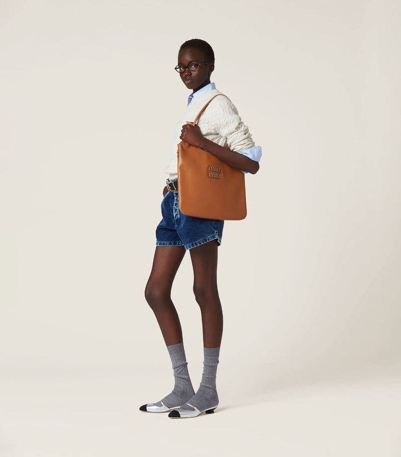 Miu Miu Ivy tote bag calf leather (British brand)