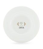 Ginori 1735 Colonna Diva Verde porcelain coffee saucer 12.5cm, UK version