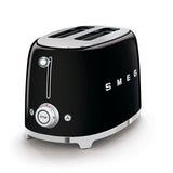 Smeg retro kettle and toaster set in black, UK version