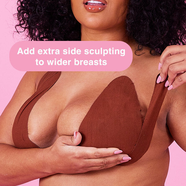 Perky Pear Cleavage Sculpting Tape Brown 3 Pairs, imported from the UK