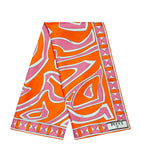 PUCCI silk scarf with Labirinto maze print 90cm - British product