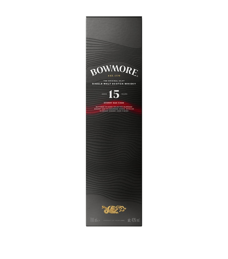 Bowmore 15-Year-Old Sherry Cask Single-Malt Scotch Whisky 70cl - British product