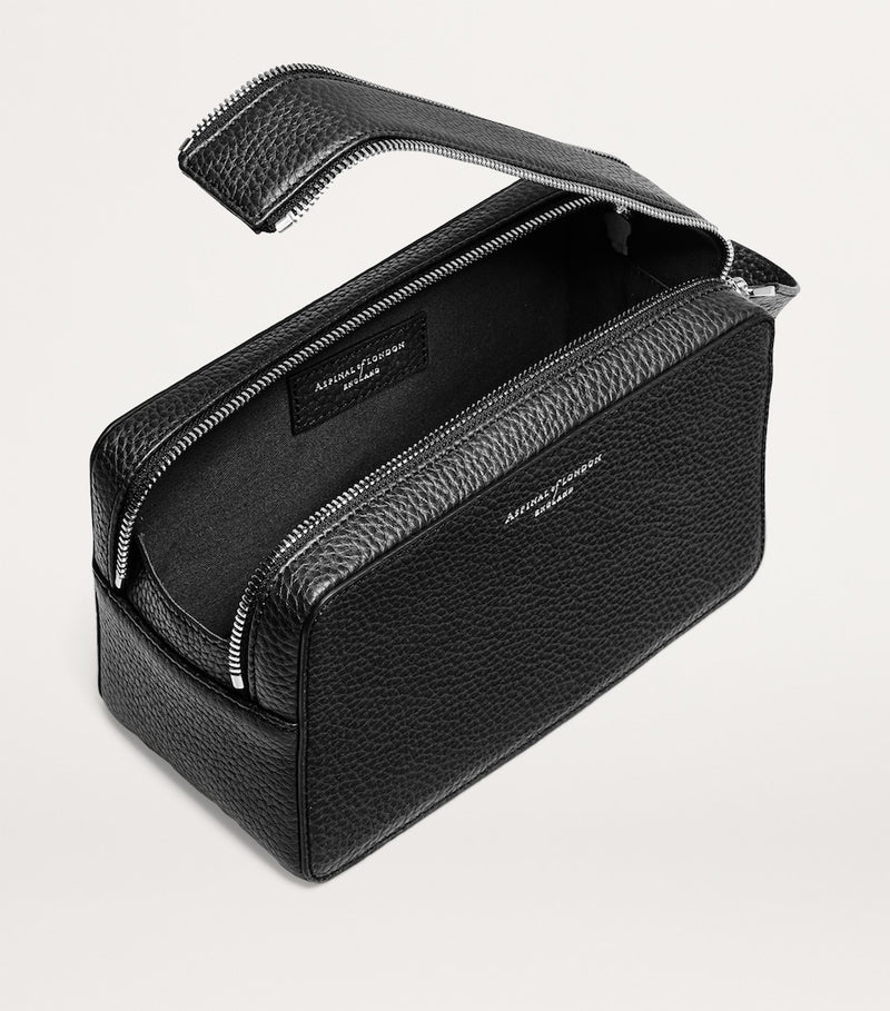 Aspinal Of London Leather Mount Street Toiletries Bag - British product
