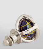 Tateossian globe cufflinks sterling silver lapis lazuli, imported from the UK