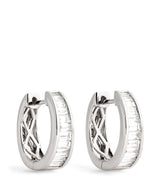 Harrods Anita Ko White Gold and Diamond Meryl Huggie Earrings- Buy online at McGrocer