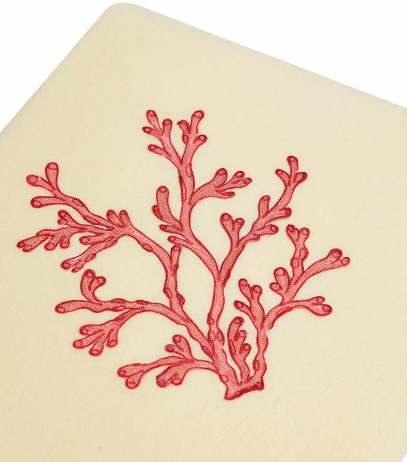 Loretta Caponi virgin wool Red Coral throw 132cm x 159cm (British brand)