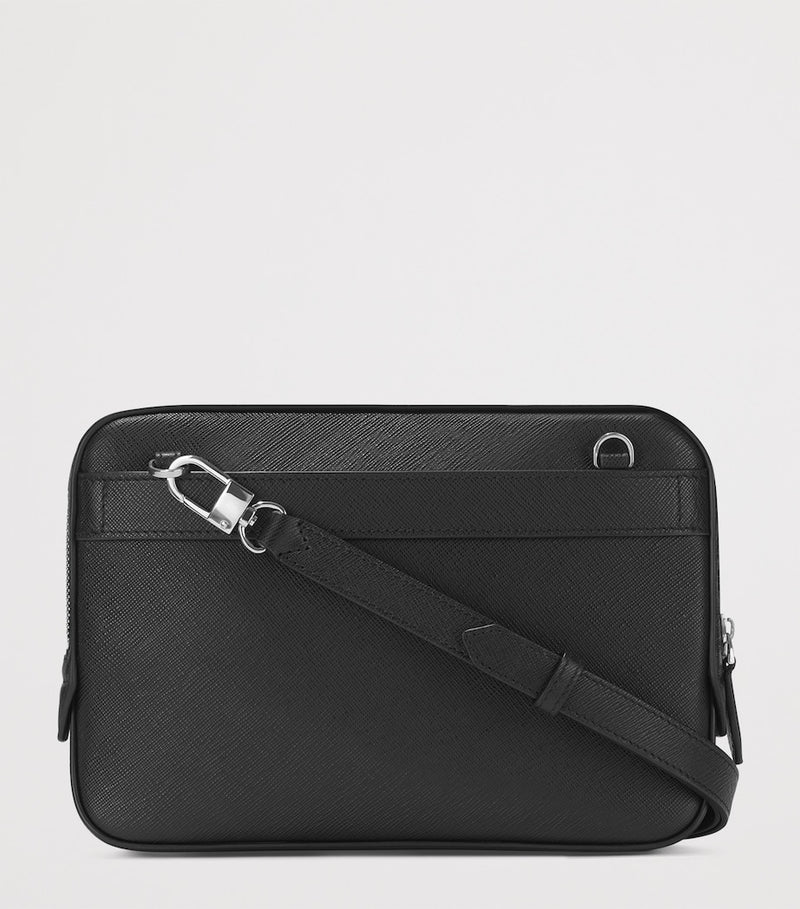 Montblanc mini leather Sartorial messenger bag (British brand)