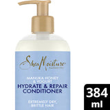 Superdrug SheaMoisture Hydrate & Repair Conditioner For Curly Hair 384ml- Buy online at McGrocer