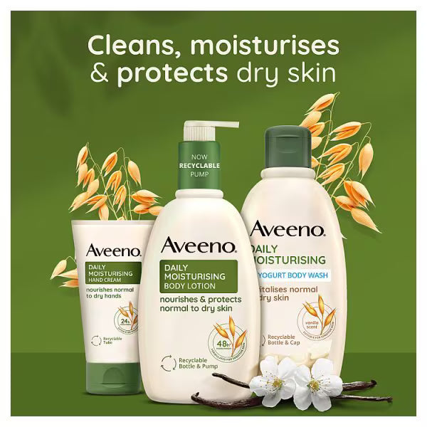 Aveeno Vanilla & Oats Body Wash 300ml - British product