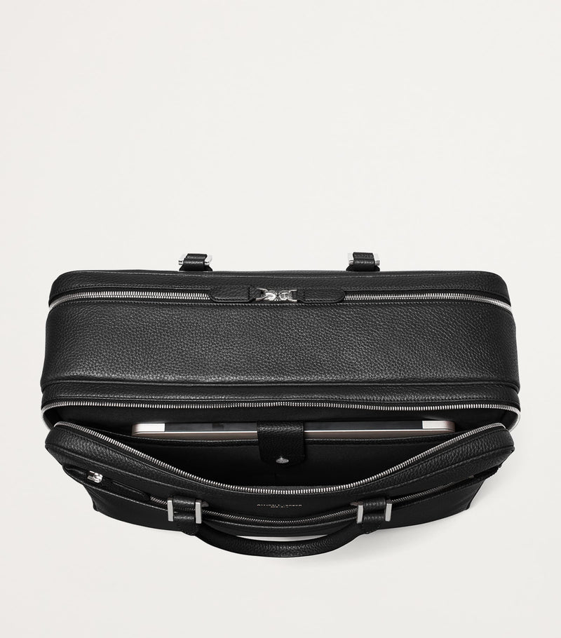 Aspinal Of London leather 48 Hour Mount Street travel bag - British product