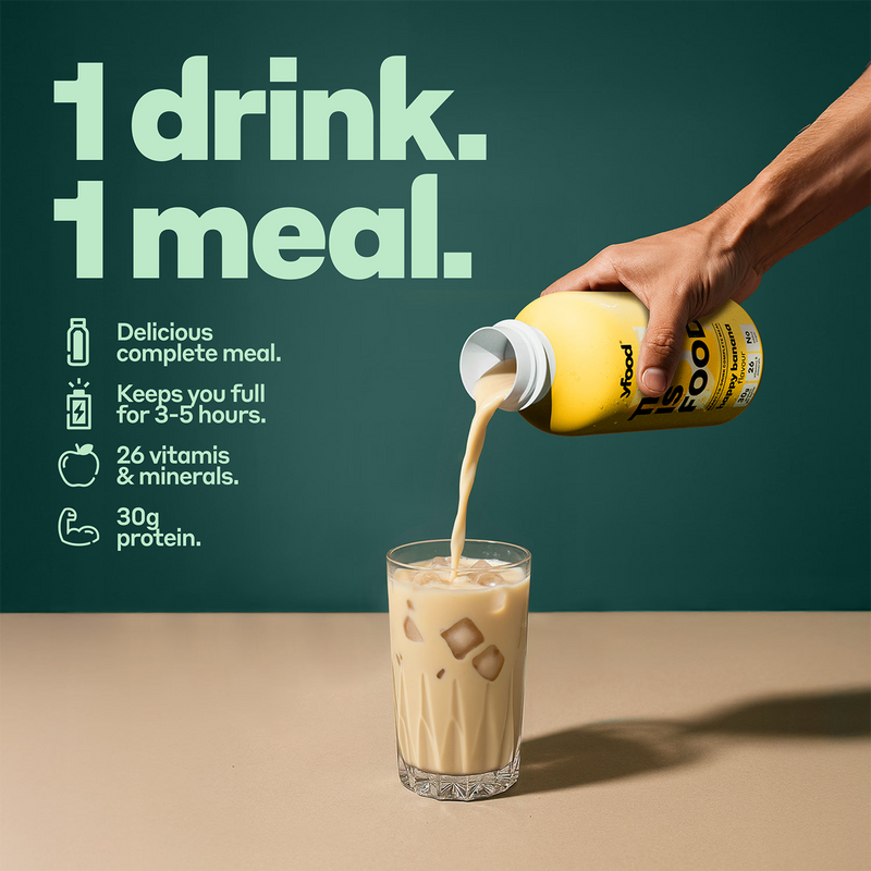 Yfood Happy Banana meal replacement drink 6x500ml - British product