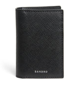 Harrods Sandro Paris Faux Leather Bifold Card Holder- Buy online at McGrocer